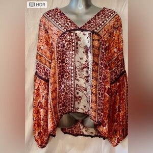sheer flowy boho top MAEVE ?